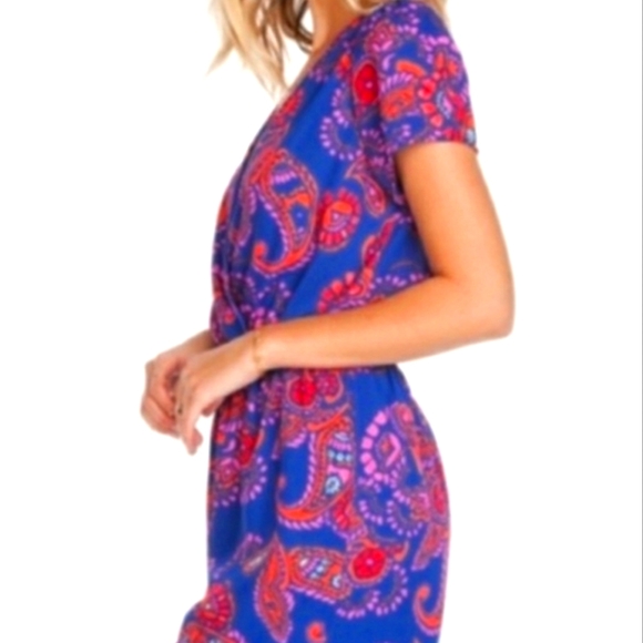 𐙚⋆˚✿˖° Everly Paisley Romper 𐙚⋆˚✿˖° - Picture 3 of 8